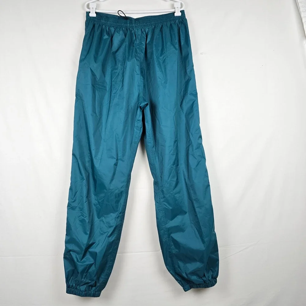 LL Bean Stowaway Rainwear Gore-Tex Pants Mens XL Green Nylon Waterproof RainGear